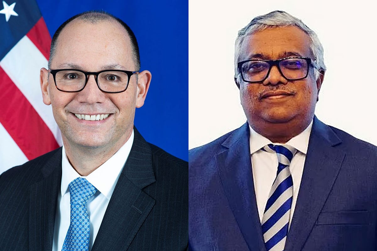 পিটার হাস ও পররাষ্ট্রসচিব আসাদ আলম সিয়াম