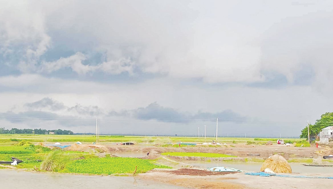 সিরাজগঞ্জের শাহজাদপুর উপজেলার পোতাজিয়া গ্রামের একটি নৈসর্গিক দৃশ্য