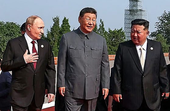 ভ্লাদিমির পুতিন, সি চিন পিং ও কিম জং–উন