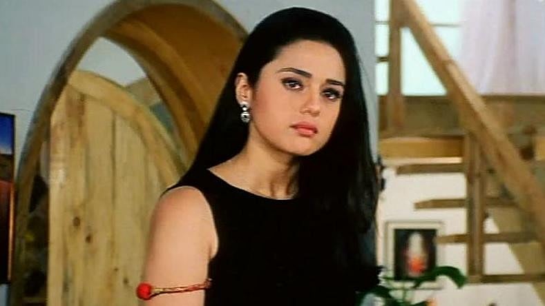 ‘চোরি চোরি চুপকে চুপকে’ ছবিতে প্রীতি জিনতা। আইএমডিবি