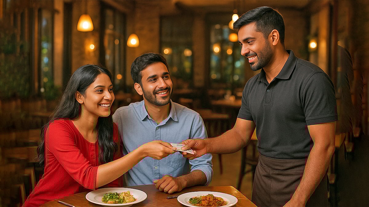 রেস্তোরাঁ, হোটেল কিংবা সেলুনের মতো জায়গায় সেবা পেয়ে সন্তুষ্টি প্রকাশের অন্যতম উপায় টিপস বা বকশিশ