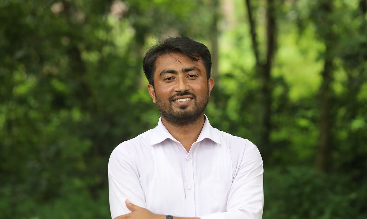 (জাকসু) নির্বাচনে স্বতন্ত্র শিক্ষার্থী সম্মিলন প্যানেলের ভিপি প্রার্থী আব্দুর রশিদ