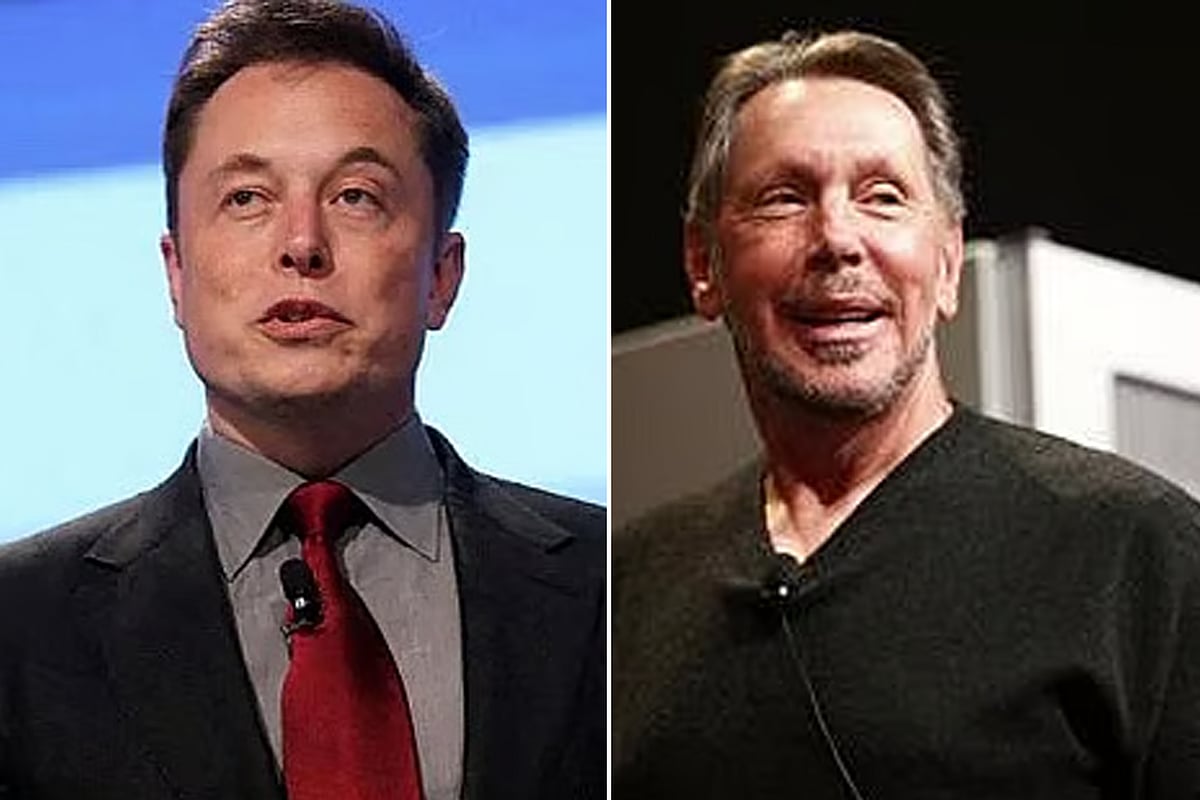 ইলন মাস্ক ও ল্যারি এলিসন
