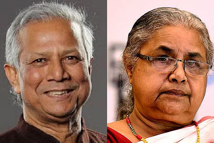 প্রধান উপদেষ্টা অধ্যাপক মুহাম্মদ ইউনূস ও সুশীলা কার্কি