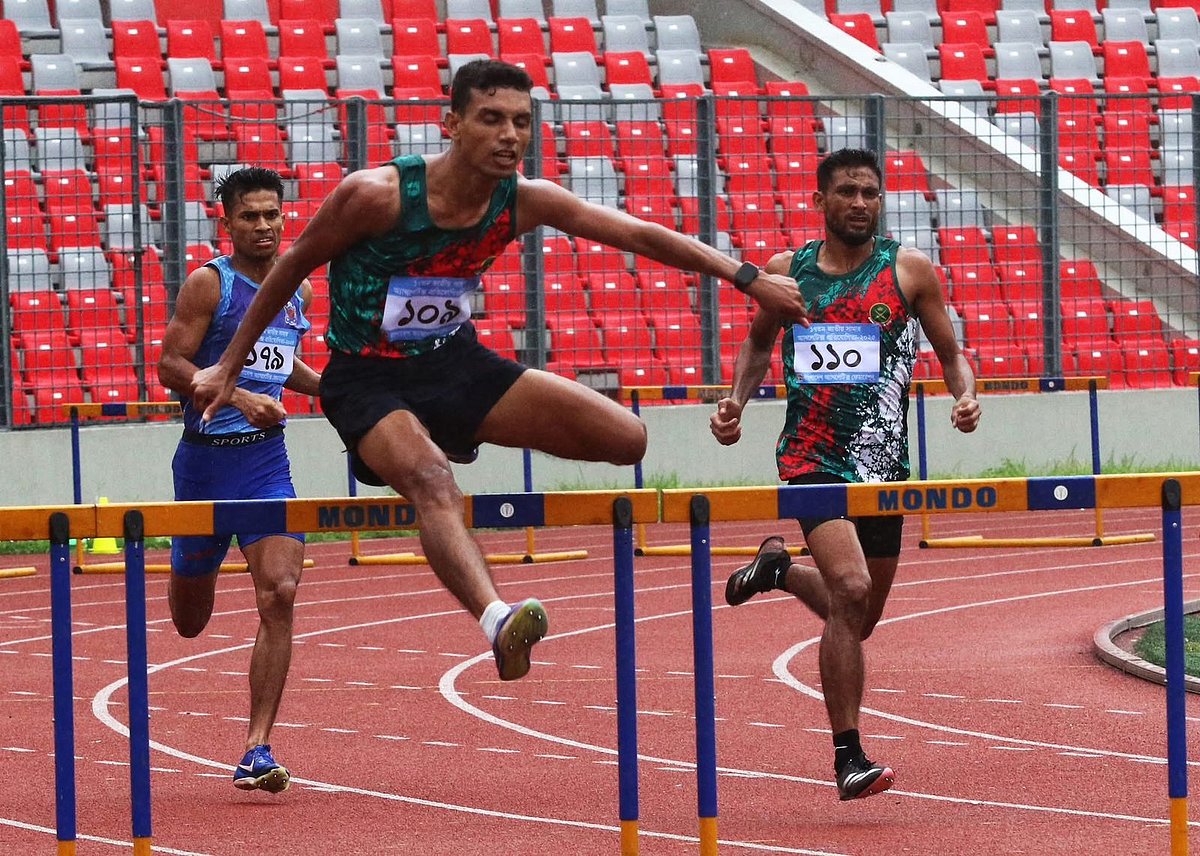 অ্যাথলেট নাজিমুল হোসেন। ছবিটি পুরোনো