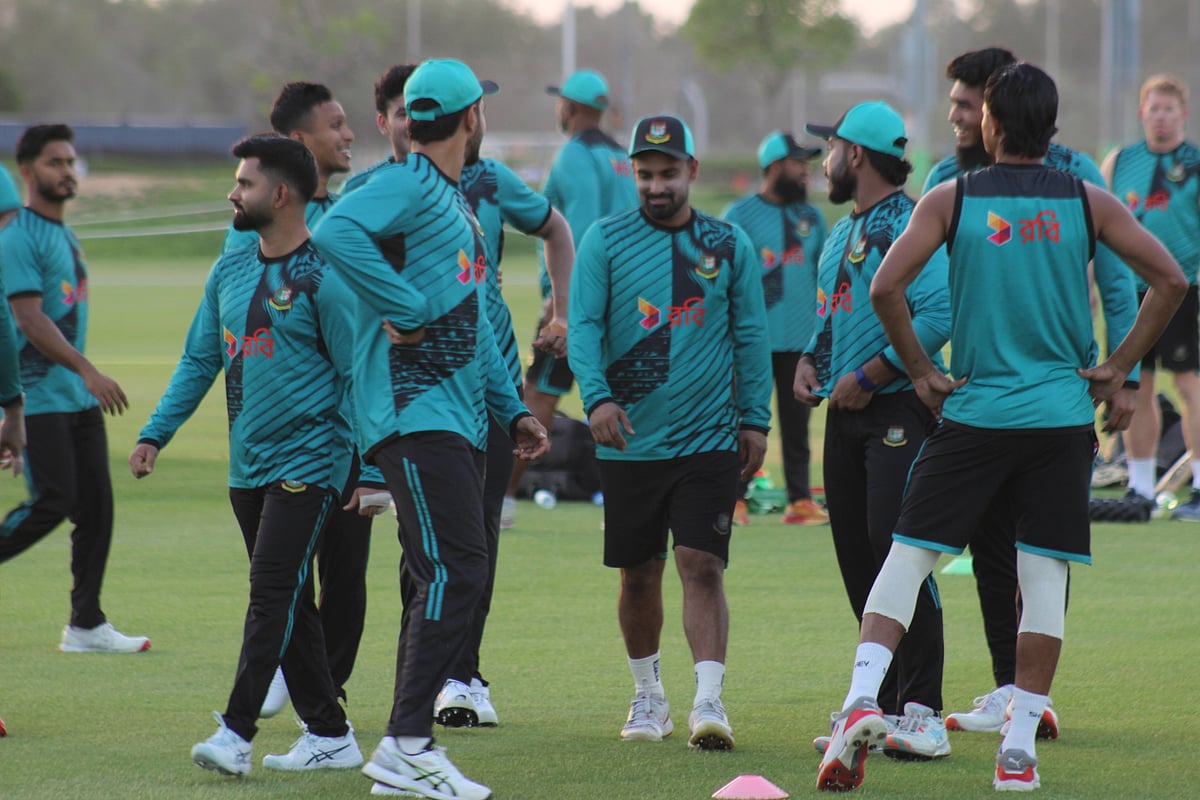আবুধাবিতে অনুশীলনে বাংলাদেশ দল