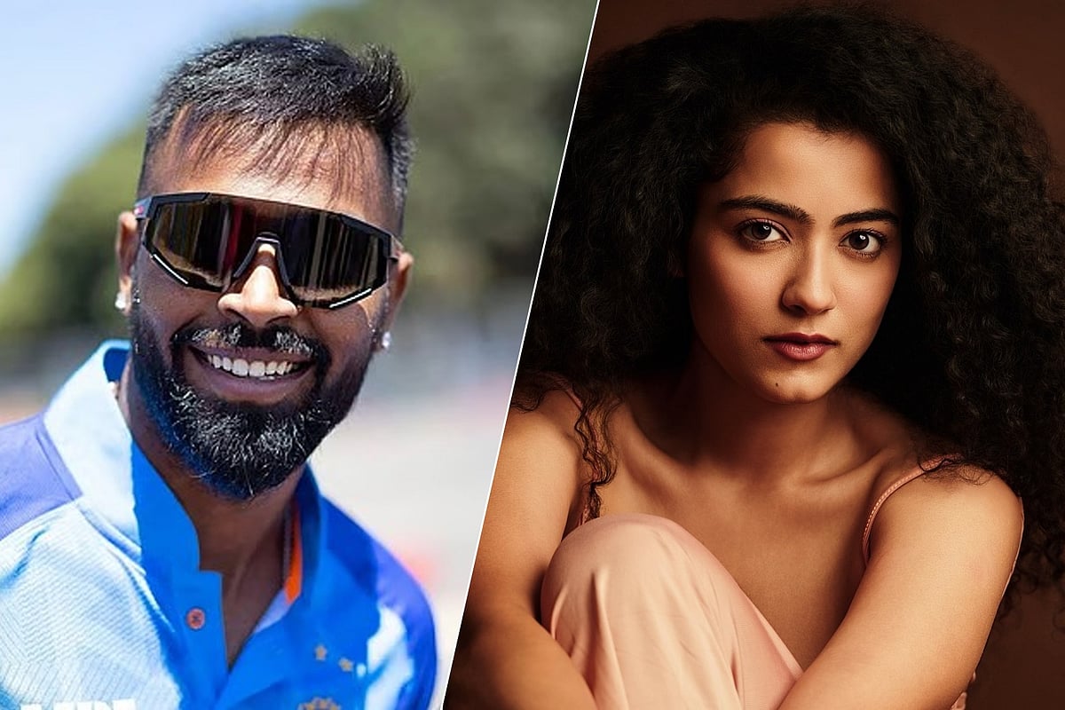 হার্দিক পান্ডিয়া ও মাহিকা শর্মা। কোলাজ