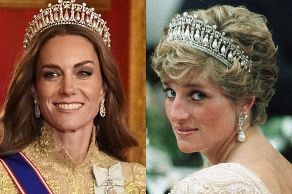 প্রিন্সেস কেট মিডলটন ও প্রিন্সেস ডায়ানা
