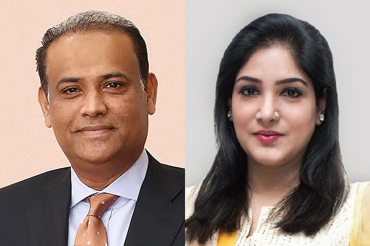 সাবেক ভূমিমন্ত্রী সাইফুজ্জামান চৌধুরী ও তাঁর স্ত্রী রুকমিলা জামান