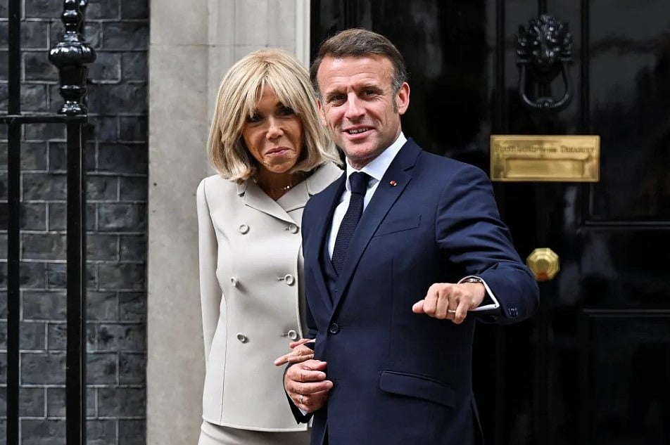 এমানুয়েল মাখোঁ ও ব্রিজিত মাখোঁ