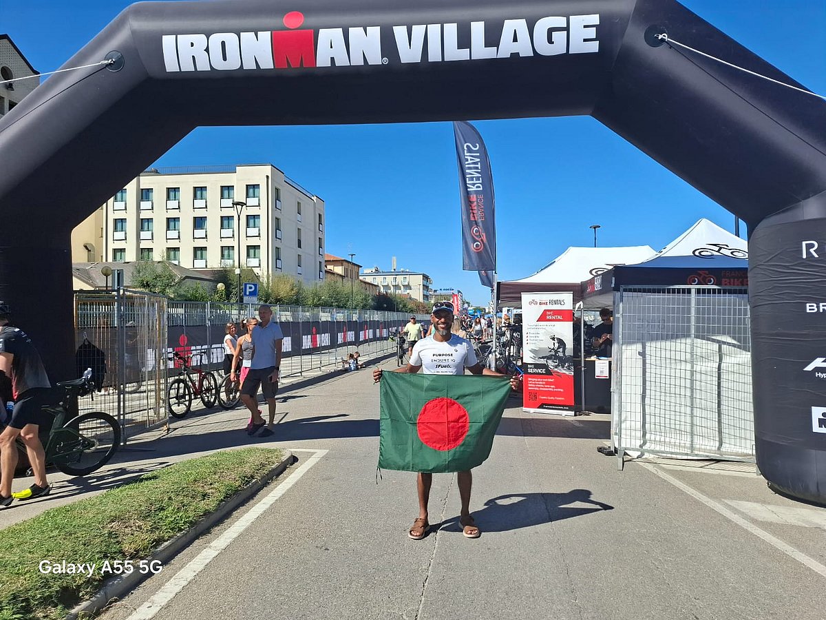 আয়রনম্যান ইতালিতে মো. আরিফুর রহমান