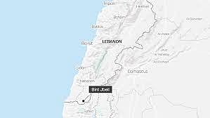 লেবাননের ম্যাপ