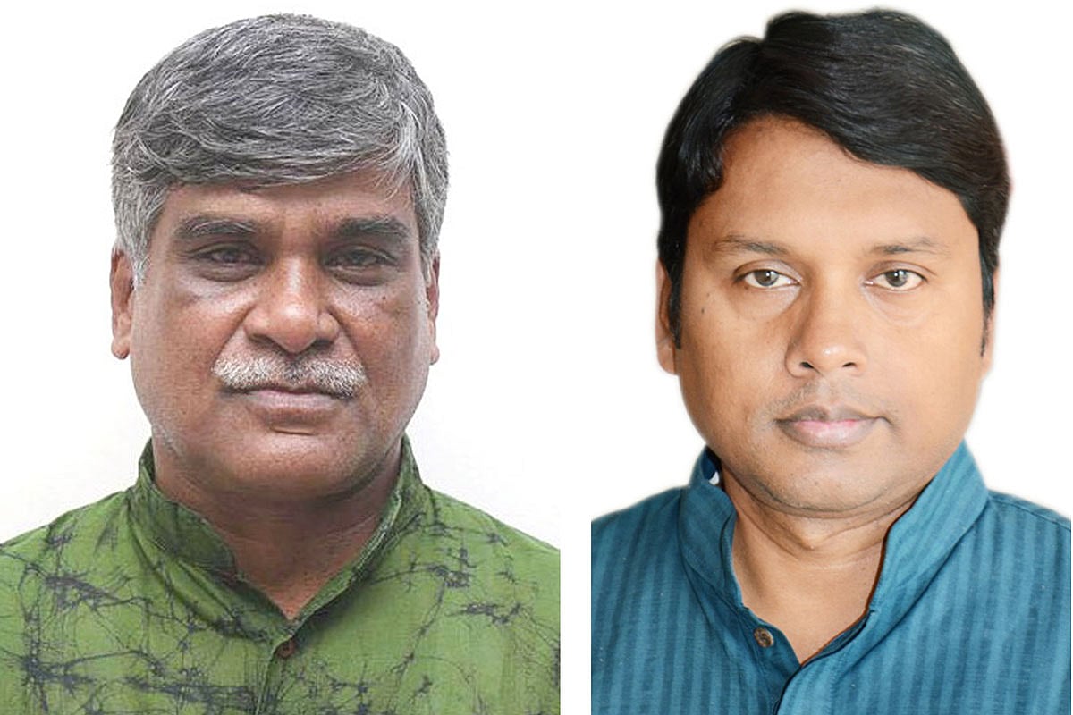 বাংলাদেশের কমিউনিস্ট পার্টির (সিপিবি) নবনির্বাচিত সভাপতি কাজী সাজ্জাদ জহির চন্দন ও সাধারণ সম্পাদক আবদুল্লাহ ক্বাফী রতন