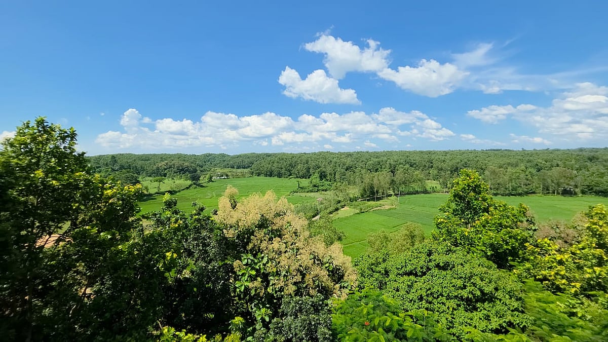 শেরপু‌রের সীমান্তবর্তী গা‌রো পাহা‌ড়ের প্রাকৃ‌তিক অপরূপ সৌন্দর্য হাতছা‌নি দেয় পর্যটকদের