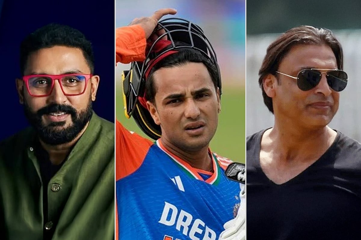 অভিষেক বচ্চন, অভিষেক শর্মা ও শোয়েব আখতার