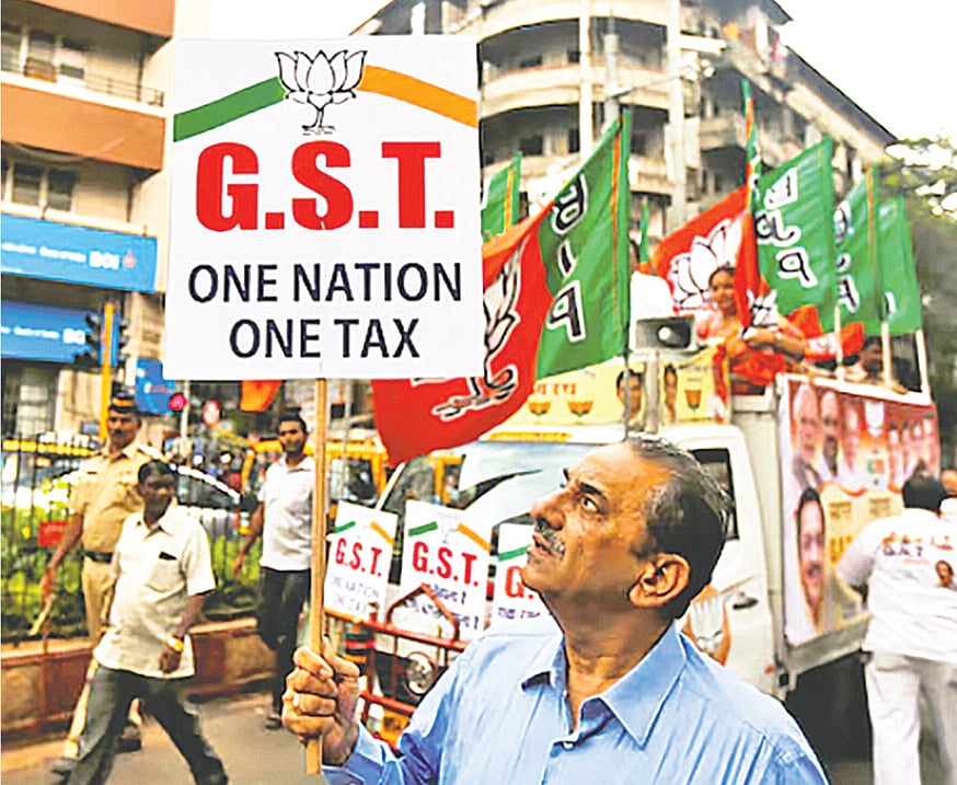 জিএসটি চালুর সময় সেটার পক্ষে ব্যাপক প্রচার–প্রচারণা চালায় ভারতের ক্ষমতাসীন দল বিজেপি