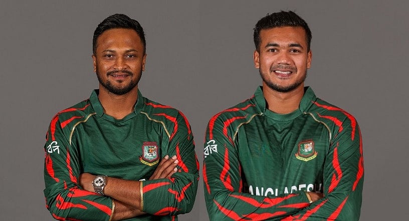 সাকিব আল হাসান ও তাসকিন আহমেদ