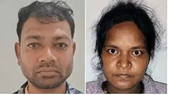 সদ্যোজাত শিশুর বাবা বাবলু দান্ডোলিয়া ও মা রাজকুমারী দান্ডোলিয়া