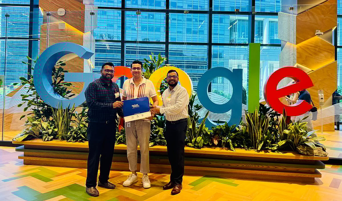 ড্যাফোডিল ইন্টারন্যাশনাল ইউনিভার্সিটি ও গুগলের মধ্যে উভয় পক্ষের সম্ভাব্য সহযোগিতা নিয়ে বিস্তারিত আলোচনা হয়