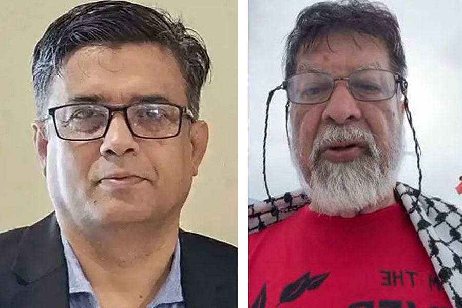 প্রধান উপদেষ্টার প্রেস সচিব শফিকুল আলম ও আলোকচিত্রী শহিদুল আলম