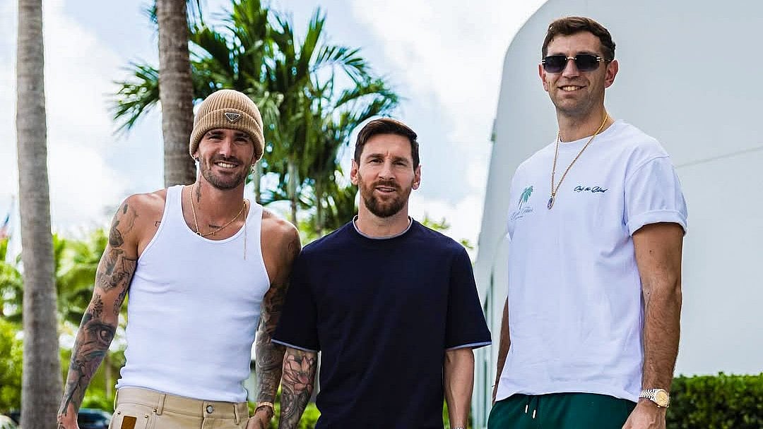 প্রীতি ম্যাচ খেলতে মেসি–ডি পল–মার্তিনেজরা এখন মায়ামিতে