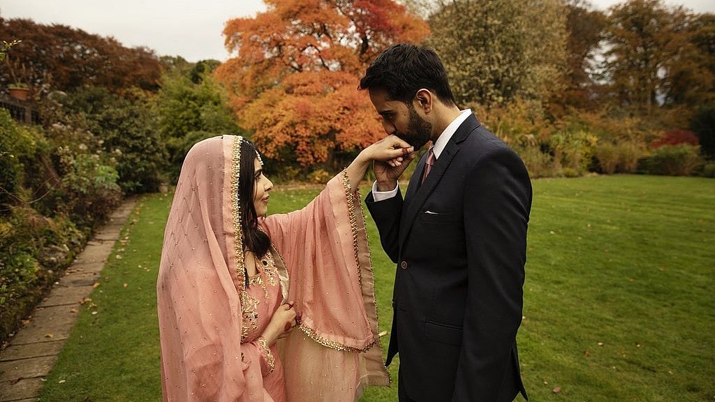 বিয়ের দিন মালালা ইউসুফজাই ও আসার মালিক