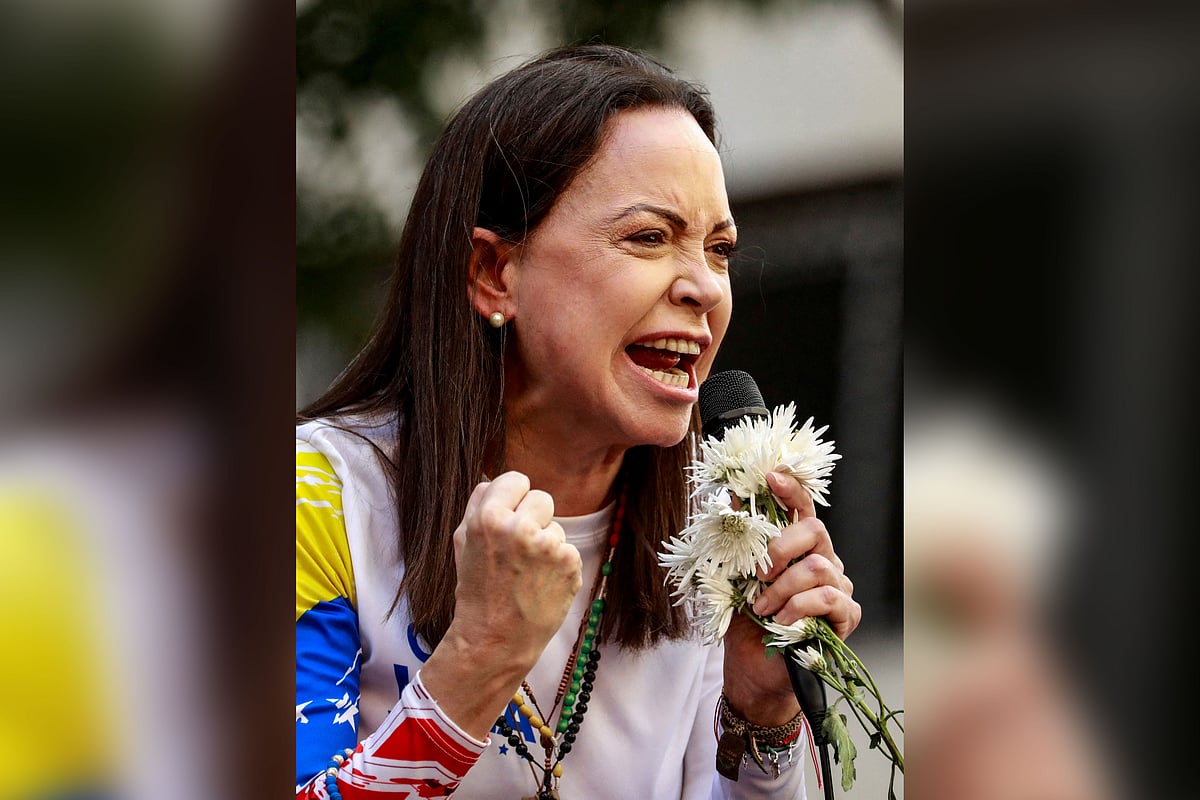 ভেনেজুয়েলার বিরোধী নেতা মারিয়া কোরিনা মাচাদো