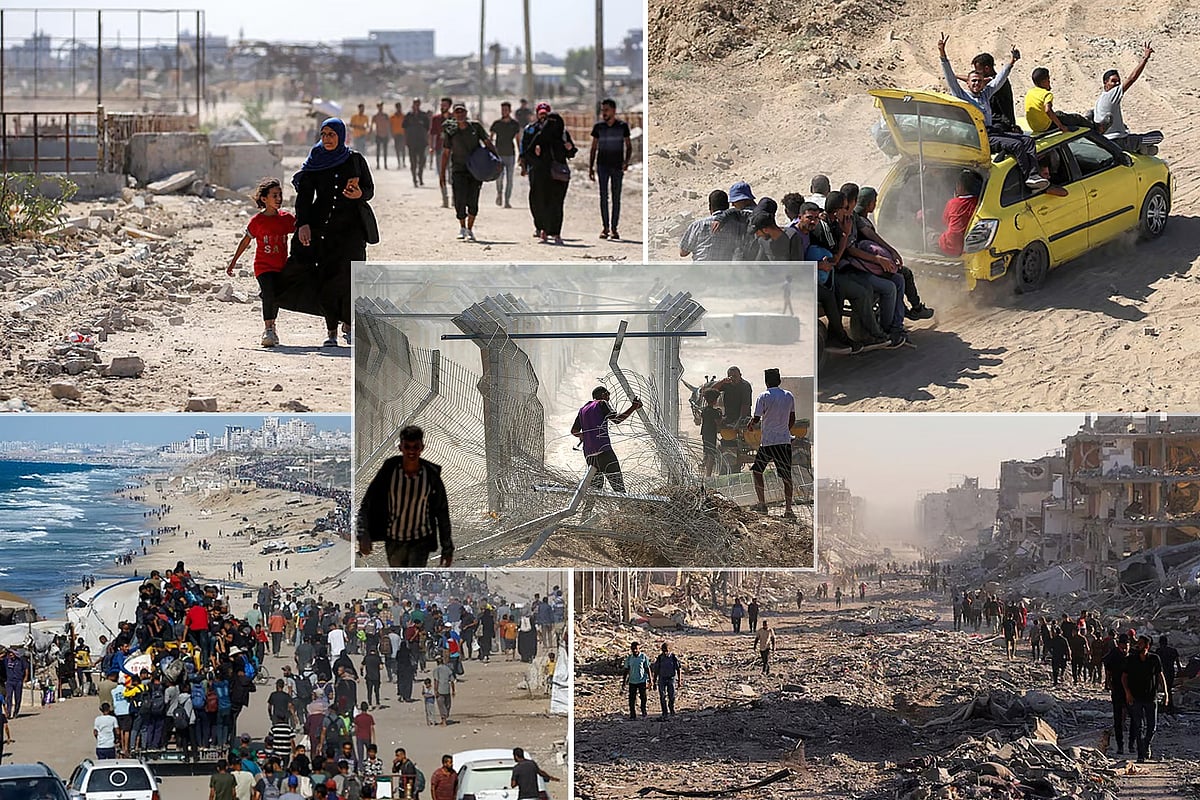 গাজায় ফিরছে মানুষ