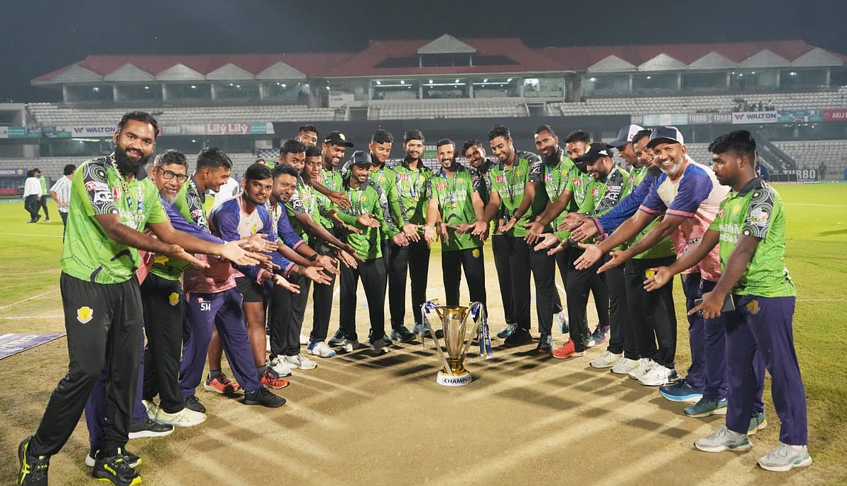 আবারও শিরোপা জিতল রংপুর