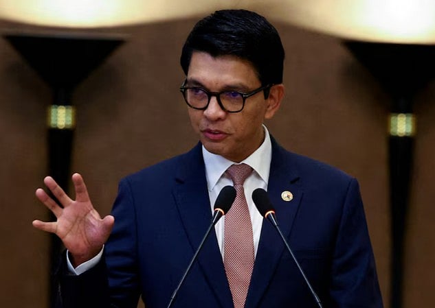 মাদাগাস্কারের প্রেসিডেন্ট আন্দ্রি রাজোয়েলিনা