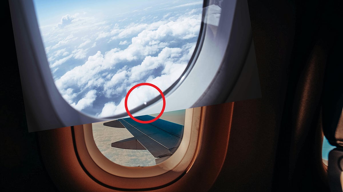 জানালার নিচের দিকের এই ছিদ্র কেবল নকশার কারণে রাখা হয় না