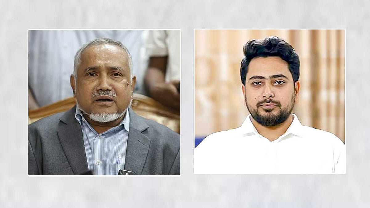 জামায়াতের নায়েবে আমির সৈয়দ আবদুল্লাহ মুহাম্মদ তাহের ও এনসিপির আহ্বায়ক নাহিদ ইসলাম