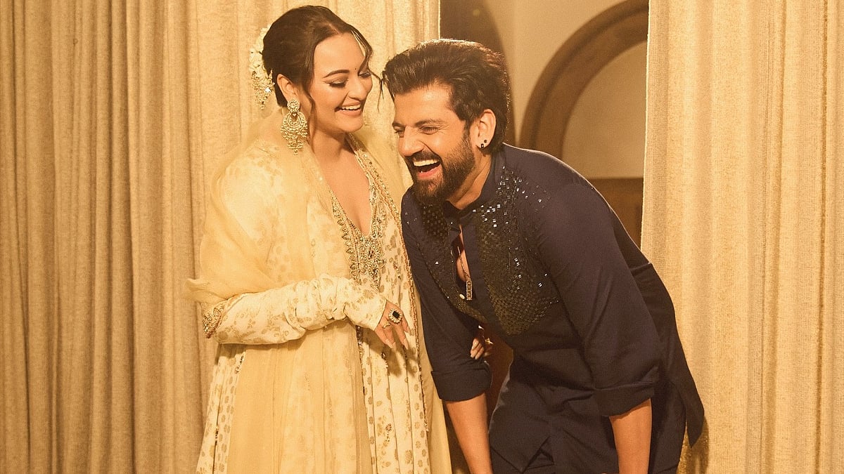 সোনাক্ষী সিহনা ও জহির ইকবাল। অভিনেত্রীর ইনস্টাগ্রাম থেকে