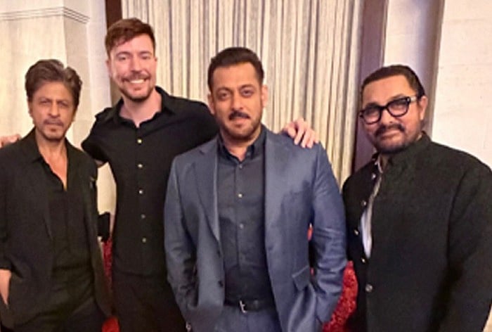 এক ফ্রেমে শাহরুখ খান, সালমান খান এবং আমির খানের সঙ্গে মিস্টারবিস্ট
