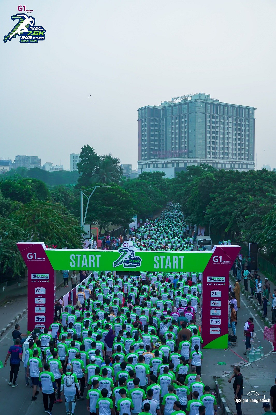 মোট ১ হাজার ৫০০ জন দৌড়বিদ অংশ নেন এবারের আয়োজনে