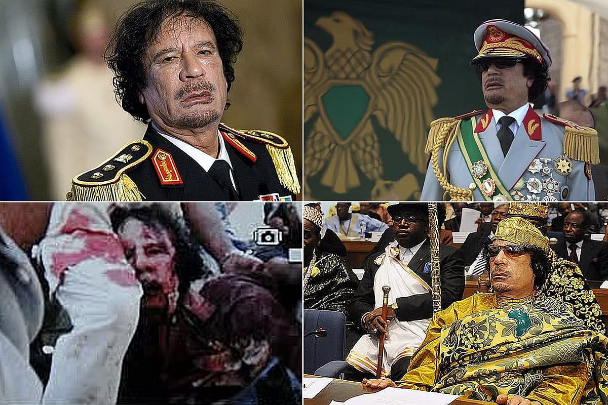 লিবিয়ার ৪২ বছরের এই দাপুটে শাসক হলেন মুয়াম্মার গাদ্দাফি