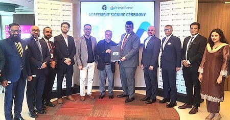 প্রাইম ব্যাংকের উপব্যবস্থাপনা পরিচালক (ডিএমডি) এম নাজিম এ চৌধুরী এবং বিল্ডিং টেকনোলজি অ্যান্ড আইডিয়াজের (বিটিআই) ব্যবস্থাপনা পরিচালক (এমডি) এফ আর খান সম্প্রতি নিজ নিজ প্রতিষ্ঠানের পক্ষে একটি চুক্তিতে সই করেন। চুক্তি স্বাক্ষর অনুষ্ঠানে প্রাইম ব্যাংকের সিনিয়র এক্সিকিউটিভ ভাইস প্রেসিডেন্ট মামুর আহমেদ, বিটিআইয়ের নির্বাহী পরিচালক (বিপণন) মাশরুর হাসানসহ উভয় প্রতিষ্ঠানের ঊর্ধ্বতন কর্মকর্তারা উপস্থিত ছিলেন