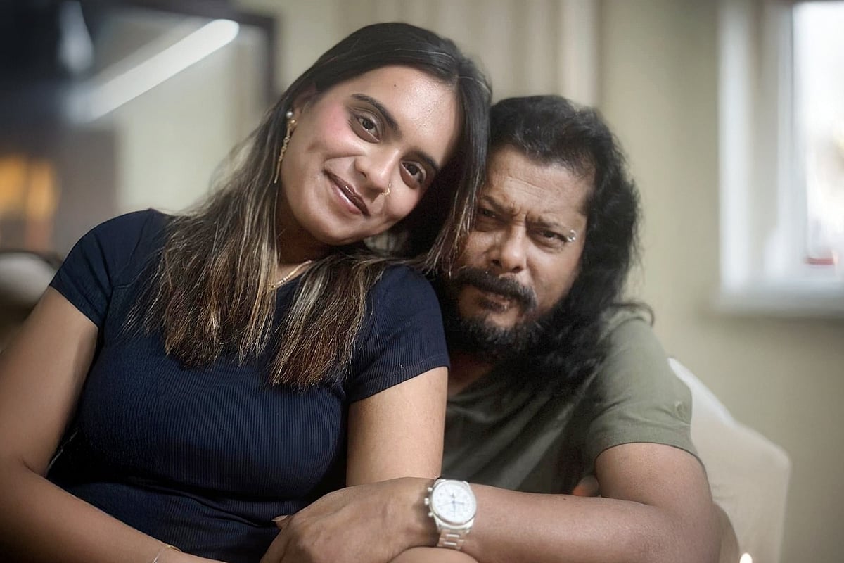 স্ত্রী নামিয়া আনামের সঙ্গে জেমস