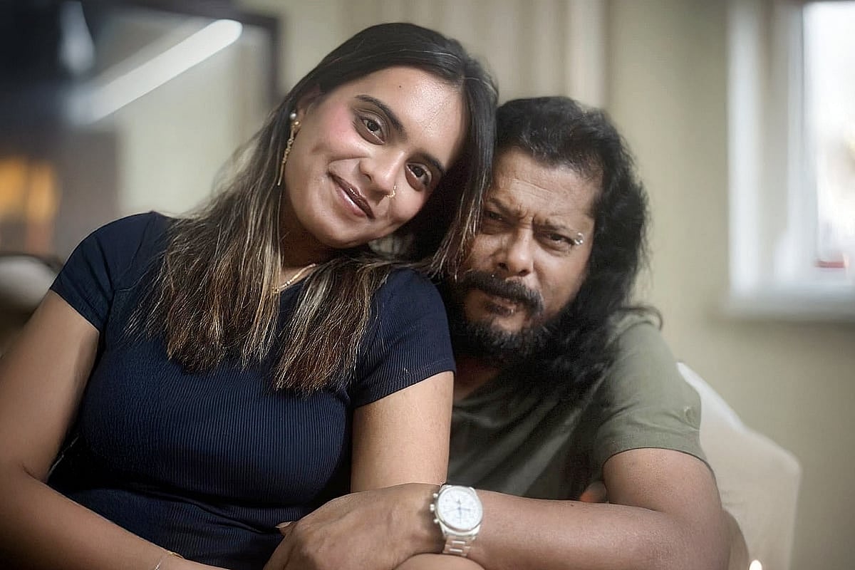 স্ত্রী নামিয়া আনামের সঙ্গে জেমস