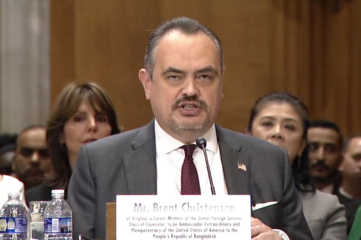 ঢাকায় যুক্তরাষ্ট্রের নতুন রাষ্ট্রদূত হিসেবে মনোনীত ব্রেন্ট ক্রিস্টেনসেন