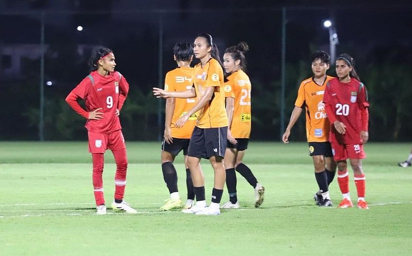 থাইল্যান্ডের সঙ্গে পেরে ওঠেনি বাংলাদেশ