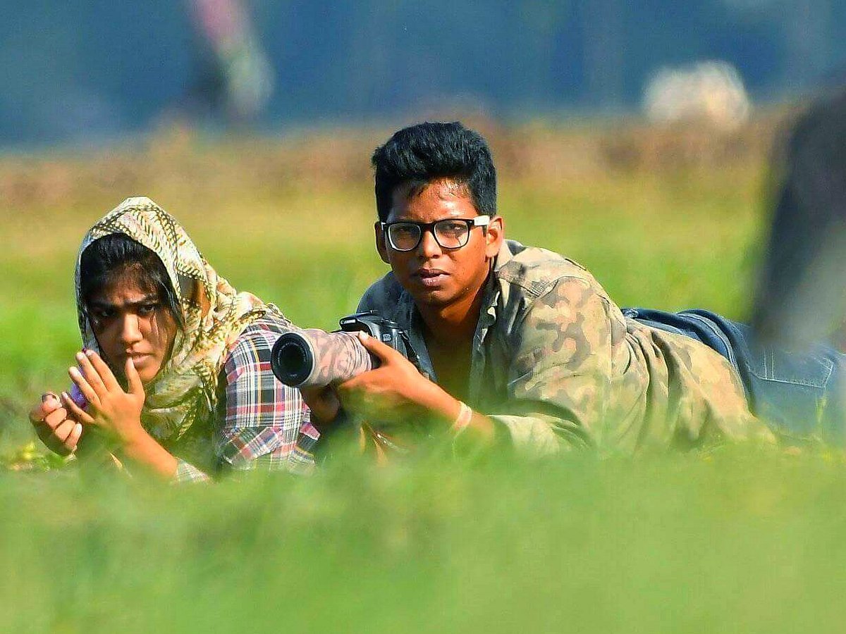 পাখি, বন্য প্রাণী ও প্রকৃতির ছবি তোলেন ইমরুল কায়েস ও উম্মে খাদিজা