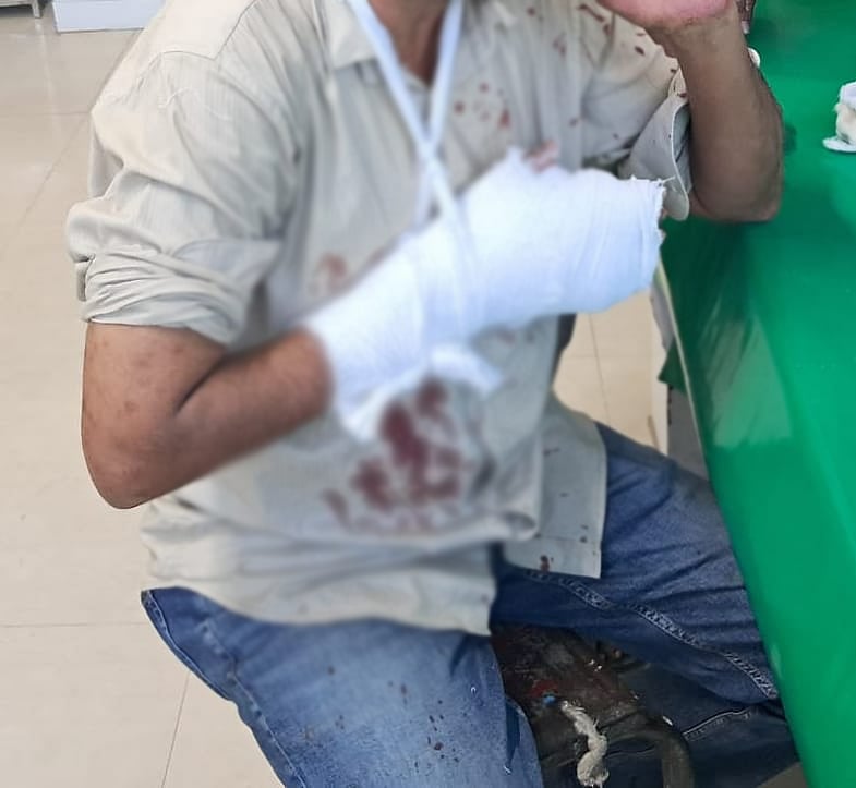 ভোলা সদর হাসপাতালে চিকিৎসাধীন মো. জসিম রানা