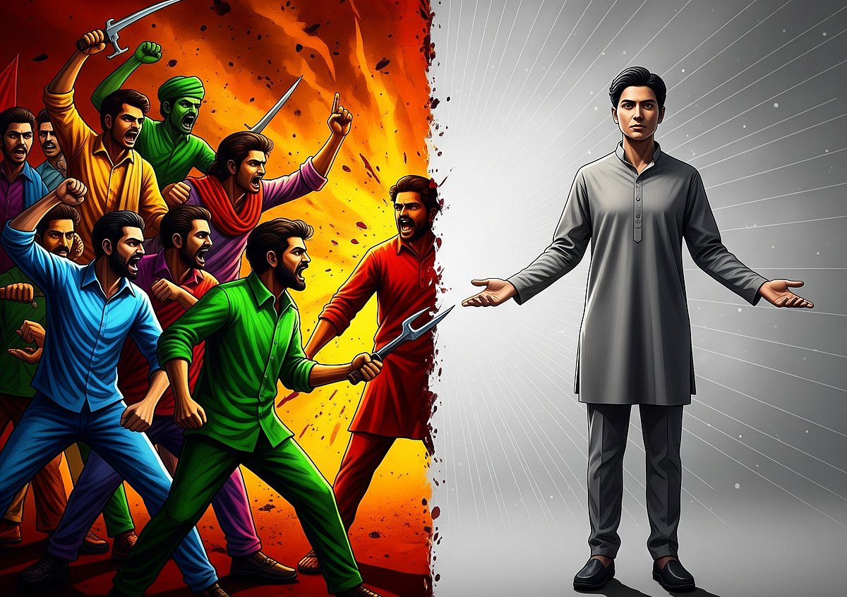 ‘ভারত কি অনন্তকাল এ দুই চরমের দোলাচলে দুলতেই থাকবে? নাকি, তৃতীয় এমন কোনো পথ আছে?’