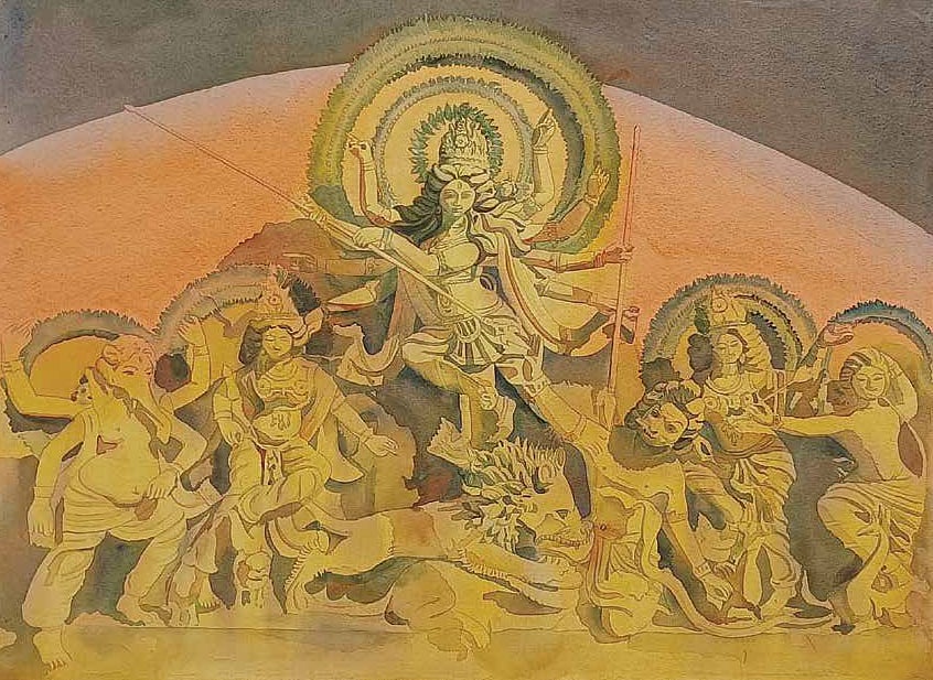 ‘মাতৃশক্তি’, শিল্পী মলয় বালা