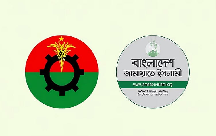 বিএনপি ও জামায়াতের লোগো