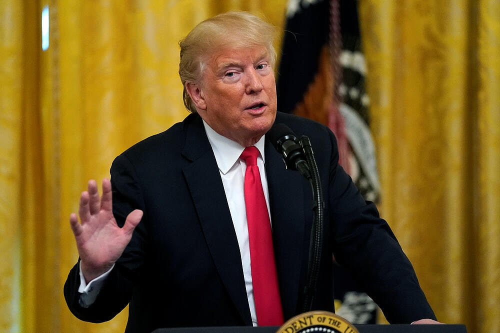 যুক্তরাষ্ট্রের প্রেসিডেন্ট ডোনাল্ড ট্রাম্প