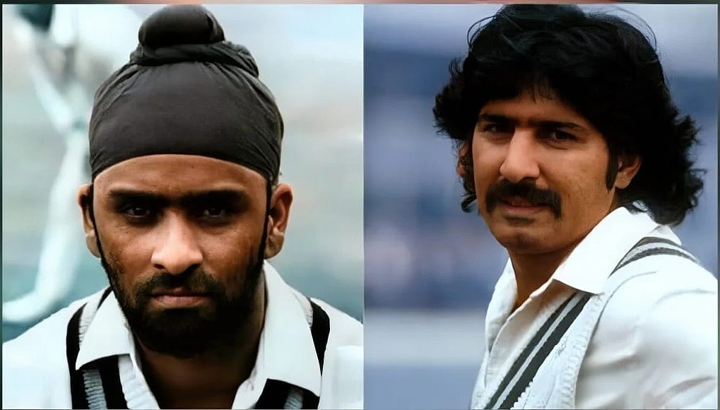 ১৯৭৮ সালে শাহিওয়ালে সেই ম্যাচে ভারতের অধিনায়ক ছিলেন বিষেণ সিং বেদি (বাঁয়ে), পাকিস্তানের হয়ে খেলেছিলেন পেসার সরফরাজ নেওয়াজ