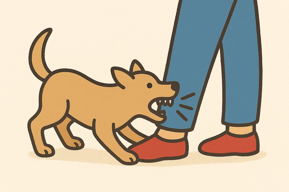 কুকুরের কামড়ের প্রতীকী ছবি