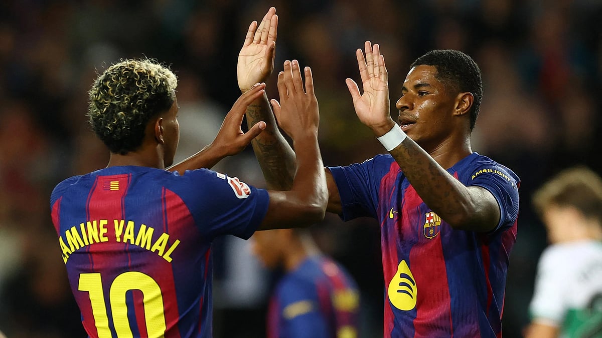 বার্সেলোনার জয়ে জোড়া গোল করেছেন ইয়ামাল–রাশফোর্ড